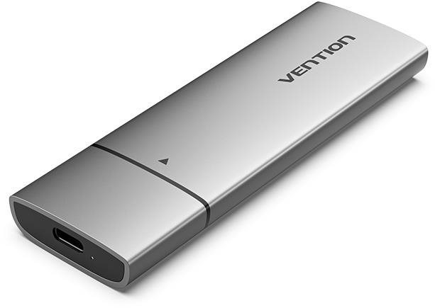 Vention M.2 NVMe SSD Enclosure (USB 3.1 Gen 2-C) Gray Aluminum Alloy Type