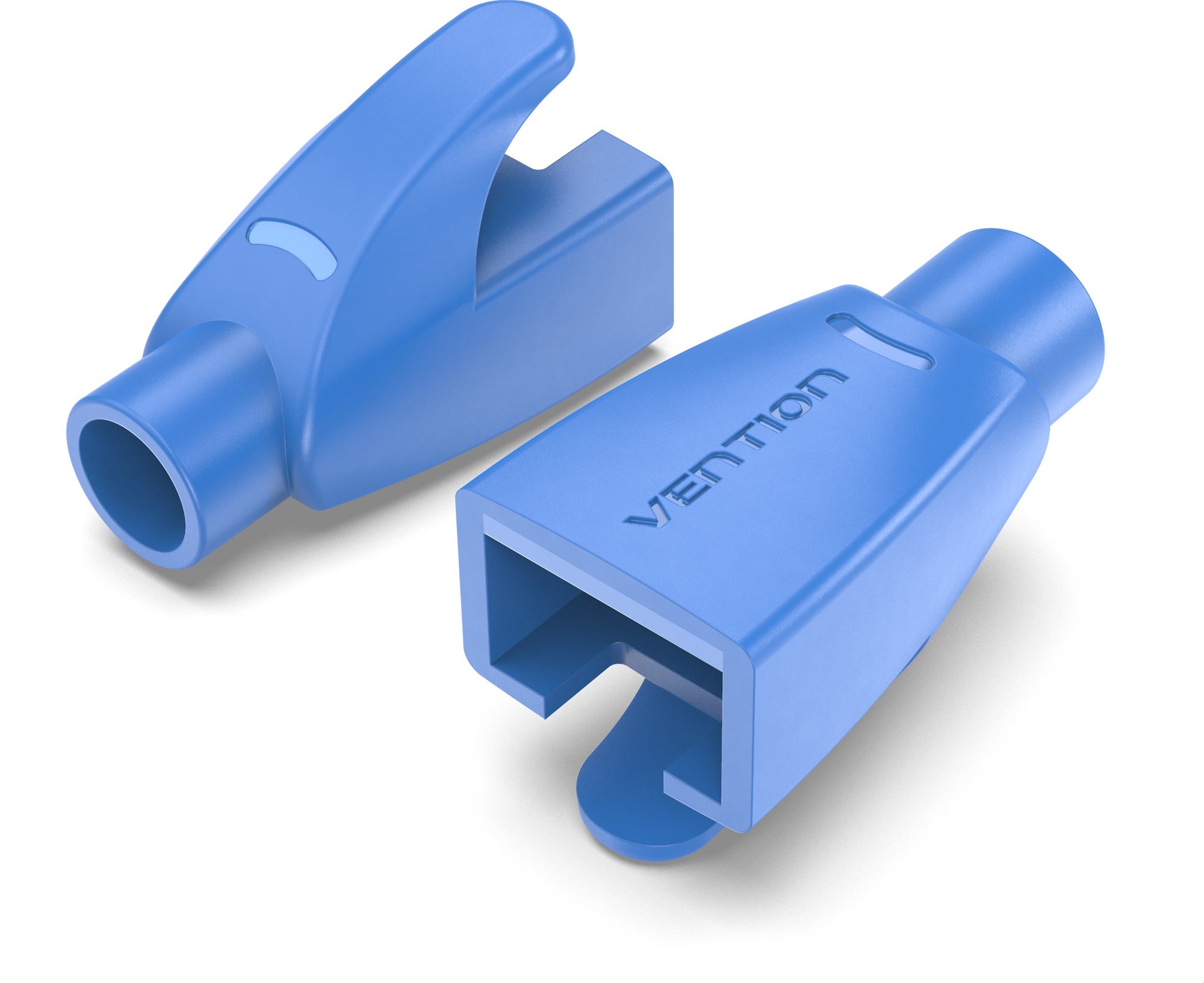 Vention RJ45 Strain Relief Boots Blue PVC Type 100 Pack