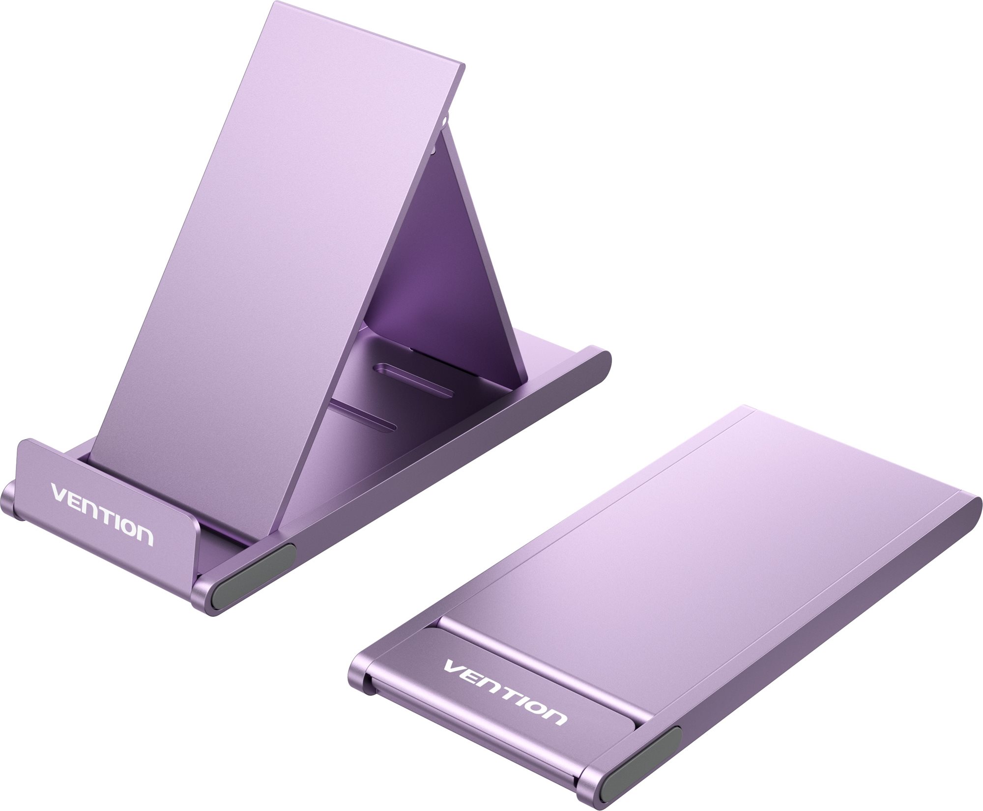 Vention Portable 3-Angle Cell Phone Stand Holder for Desk Purple Aluminium Alloy Type