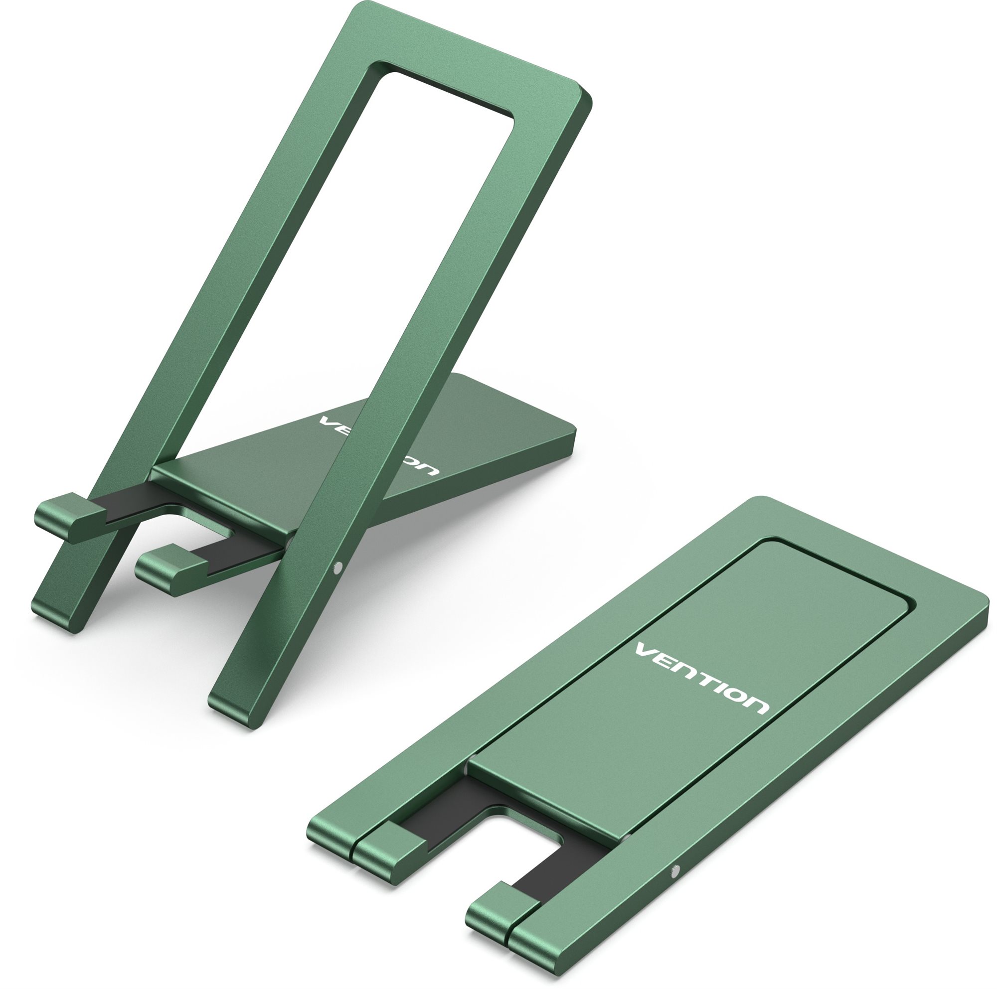 Vention Portable Cell Phone Stand Holder for Desk Green Aluminium Alloy Type