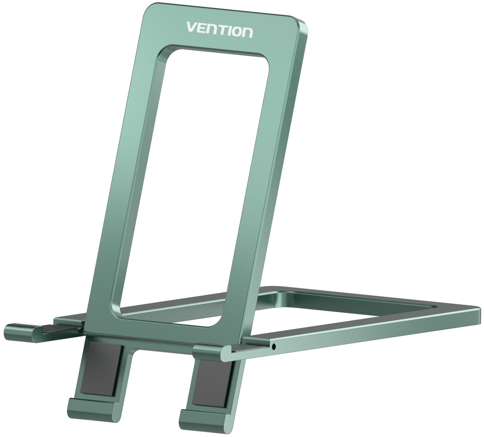Vention Portable Cell Phone Stand Holder for Desk Aluminum Alloy Type Green