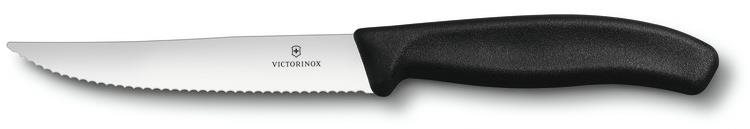 Victorinox Steak kés recés éllel, műanyag 12 cm
