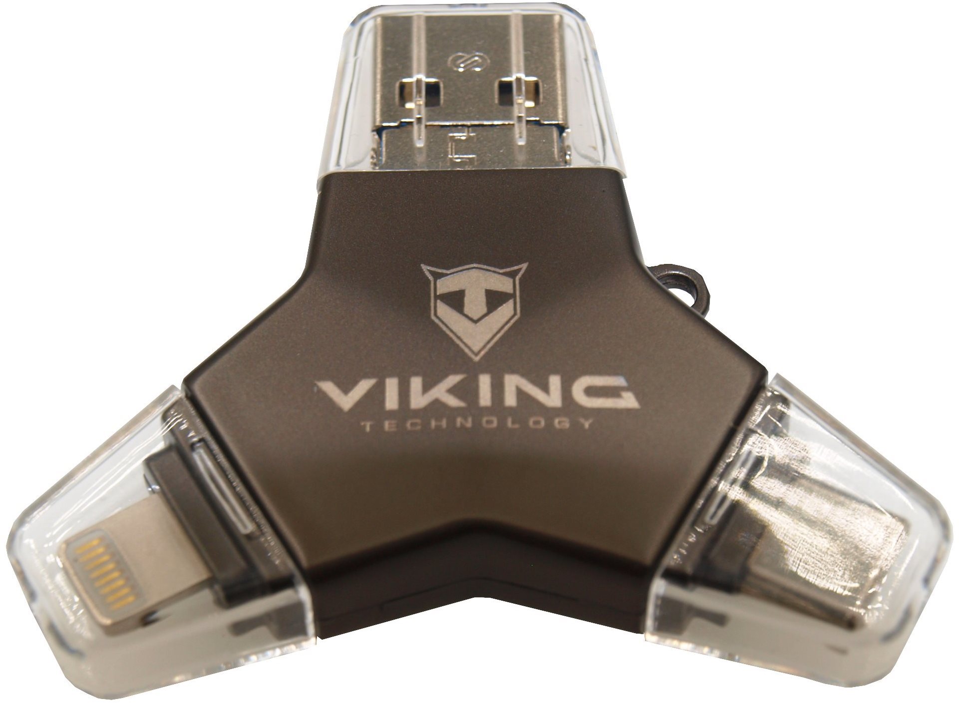 Viking USB Pendrive 64GB 4in1 fekete