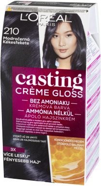 L'ORÉAL CASTING Creme Gloss 210 kékesfekete hajfestés