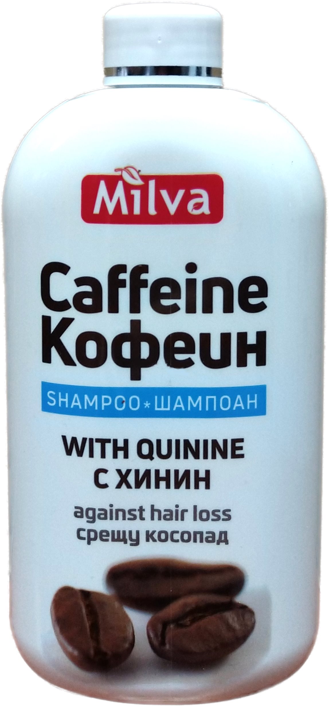 Természetes sampon MILVA Kinin és koffein 500 ml