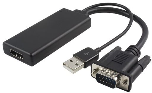 PremiumCord VGA + audio elektronikus átalakító HDMI interfészre