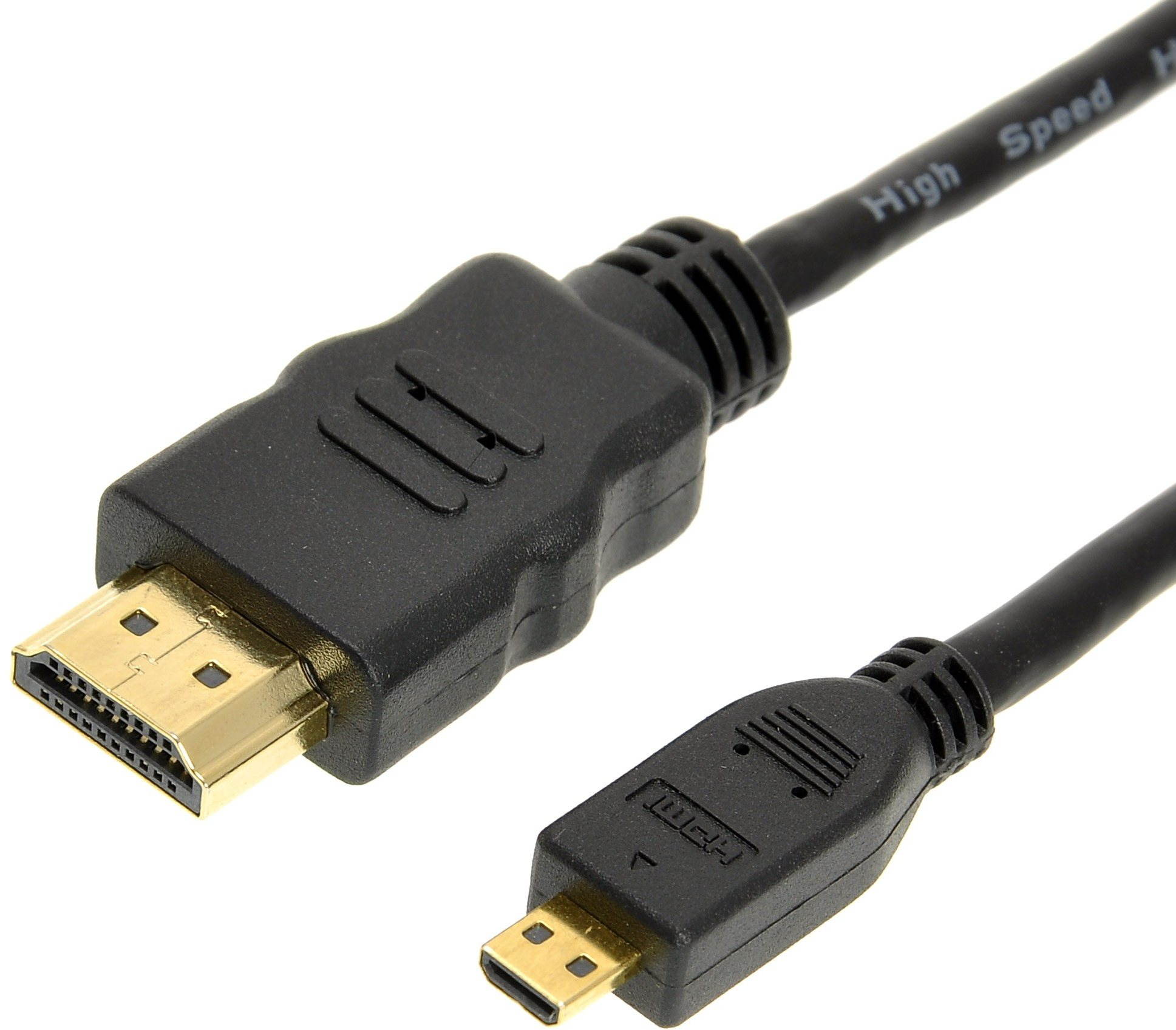 ROLINE HDMI High Speed Ethernettel, csatlakozó, (HDMI M <-> HDMI M micro) 1m