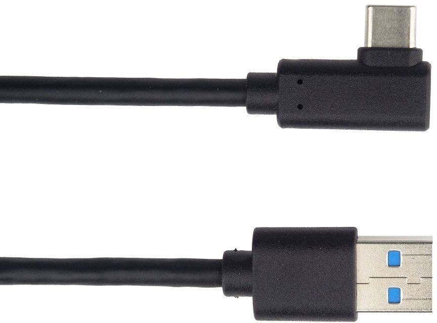 PremiumCord USB-C/M 90° to USB-A/M 3.0 - 1m