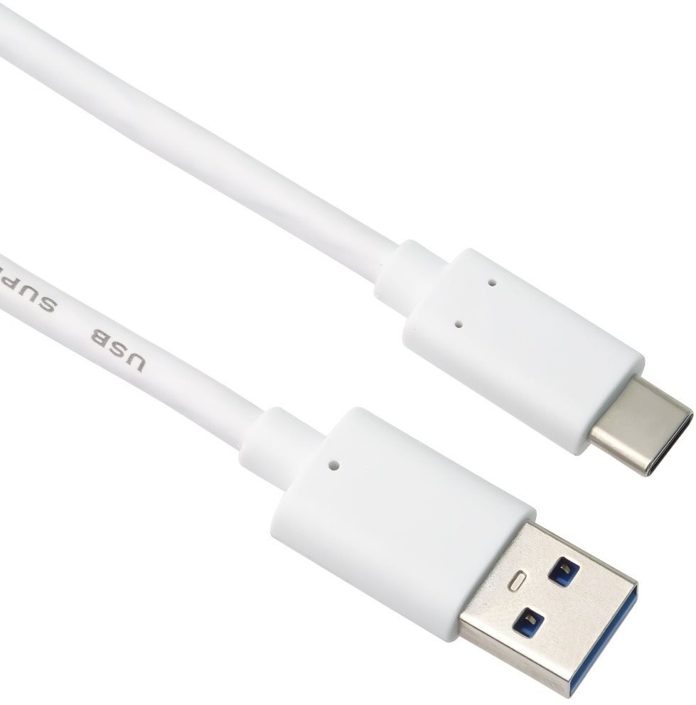 PremiumCord USB-C to USB 3.0 A (USB 3.1 Gen 2, 3A, 10Gbit/s) 0,5m, fehér