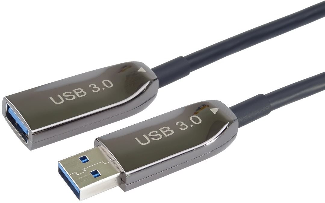 PremiumCord USB-A/Male 3.0 to USB-A/Female - 7m, optikai, hosszabbító, AOC