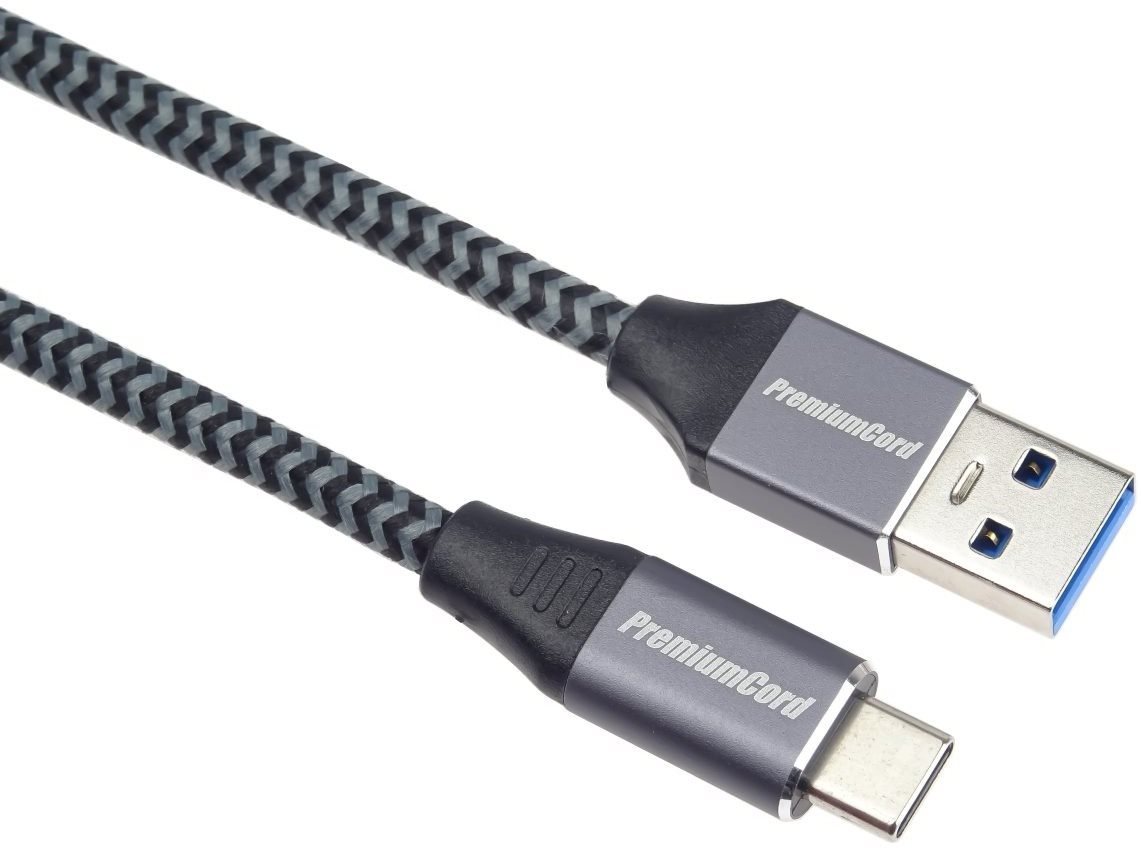PremiumCord USB-C to USB 3.0 A (USB 3.2 generation 1, 3A, 5Gbit/s) 0,5m
