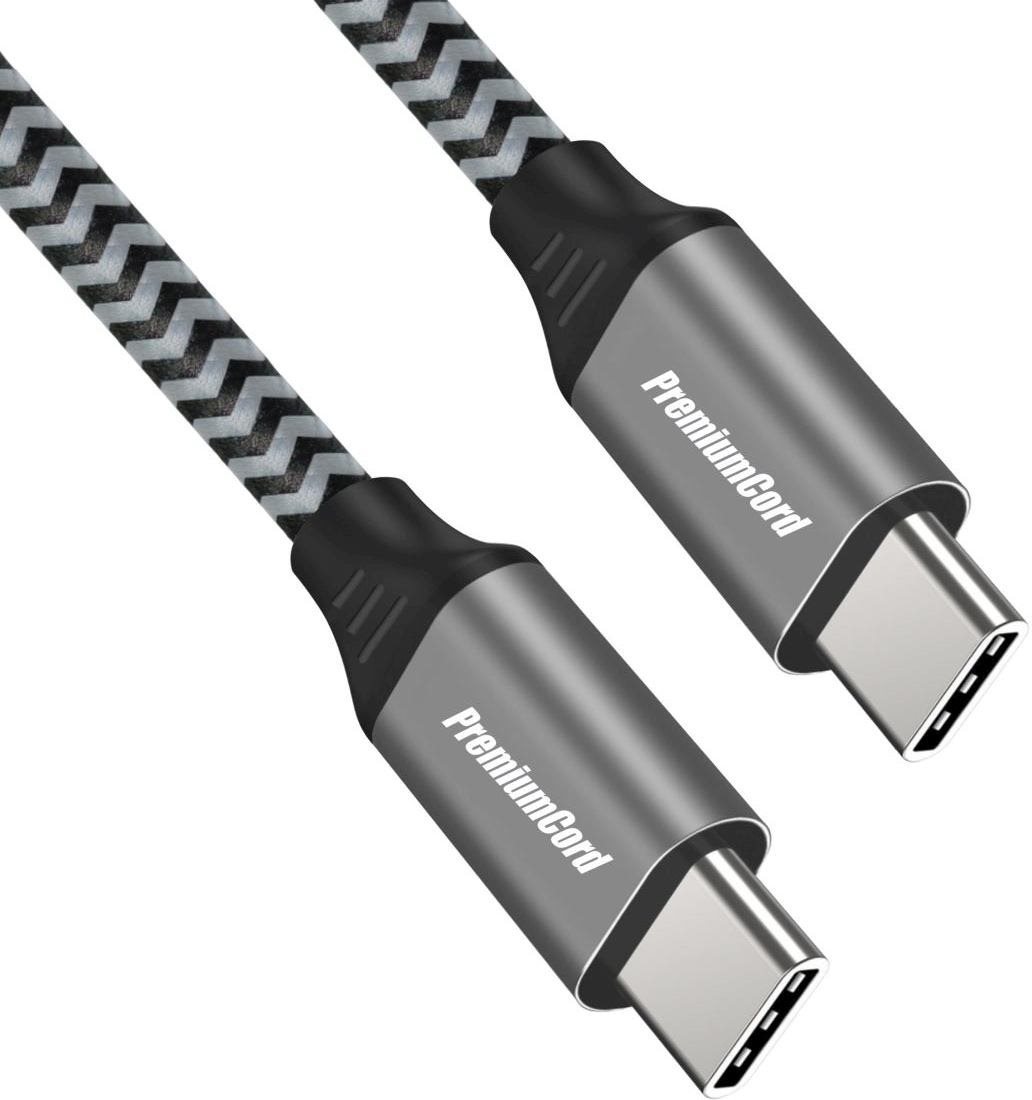 PremiumCord USB-C M/M - 100W, 20V / 5A, 480Mbps, 0,5m