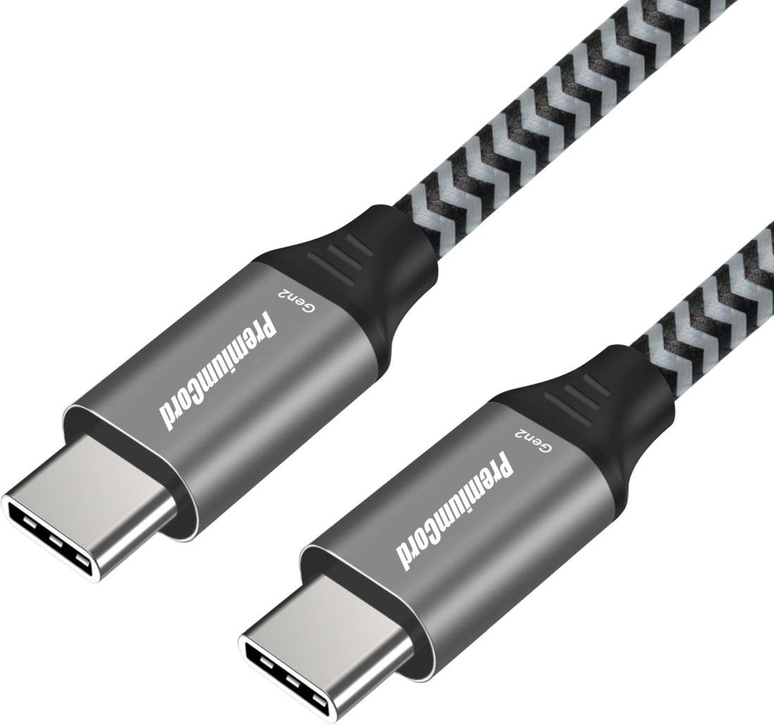 PremiumCord USB-C - USB 3.2 GEN 2, 3A, 60W, 20Gbit/s, 0,5m