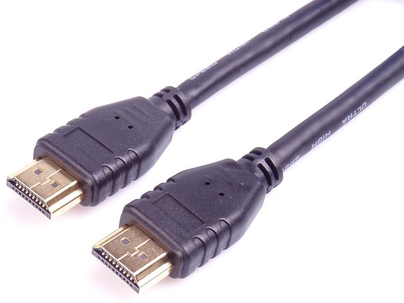 PremiumCord HDMI 2.1 Nagysebességű + Ethernet kábel 8K @ 60Hz, 0,5 m