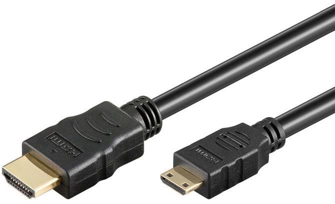 PremiumCord Kábel 4K HDMI A - HDMI mini C, 2 m