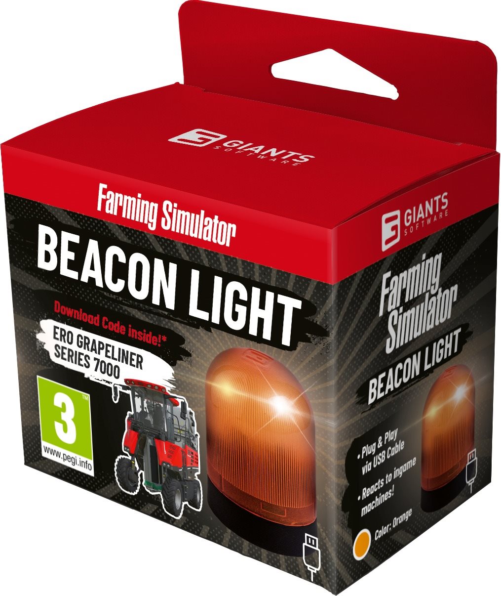Farming Simulator 22 Beacon Light + ERO Grapeliner DLC