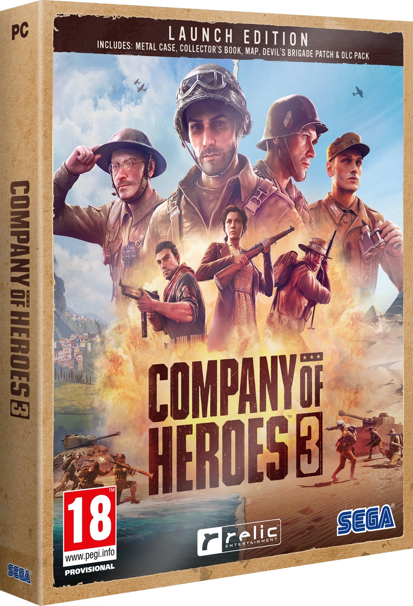 Company of Heroes 3 Launch Edition Metal Case - PC