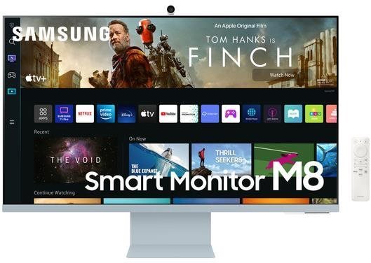 32" samsung smart monitor m8 daylight blue