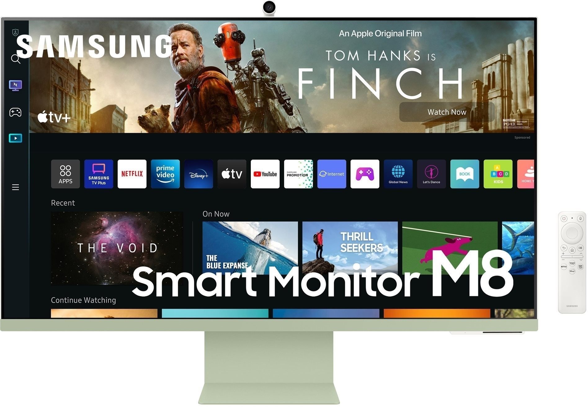 32" samsung smart monitor m8 spring green