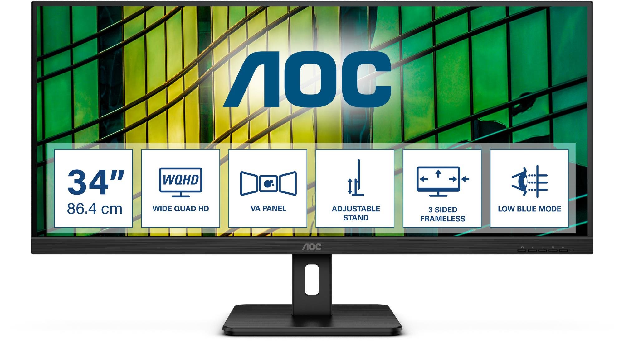 LCD monitor 34" AOC U34E2M