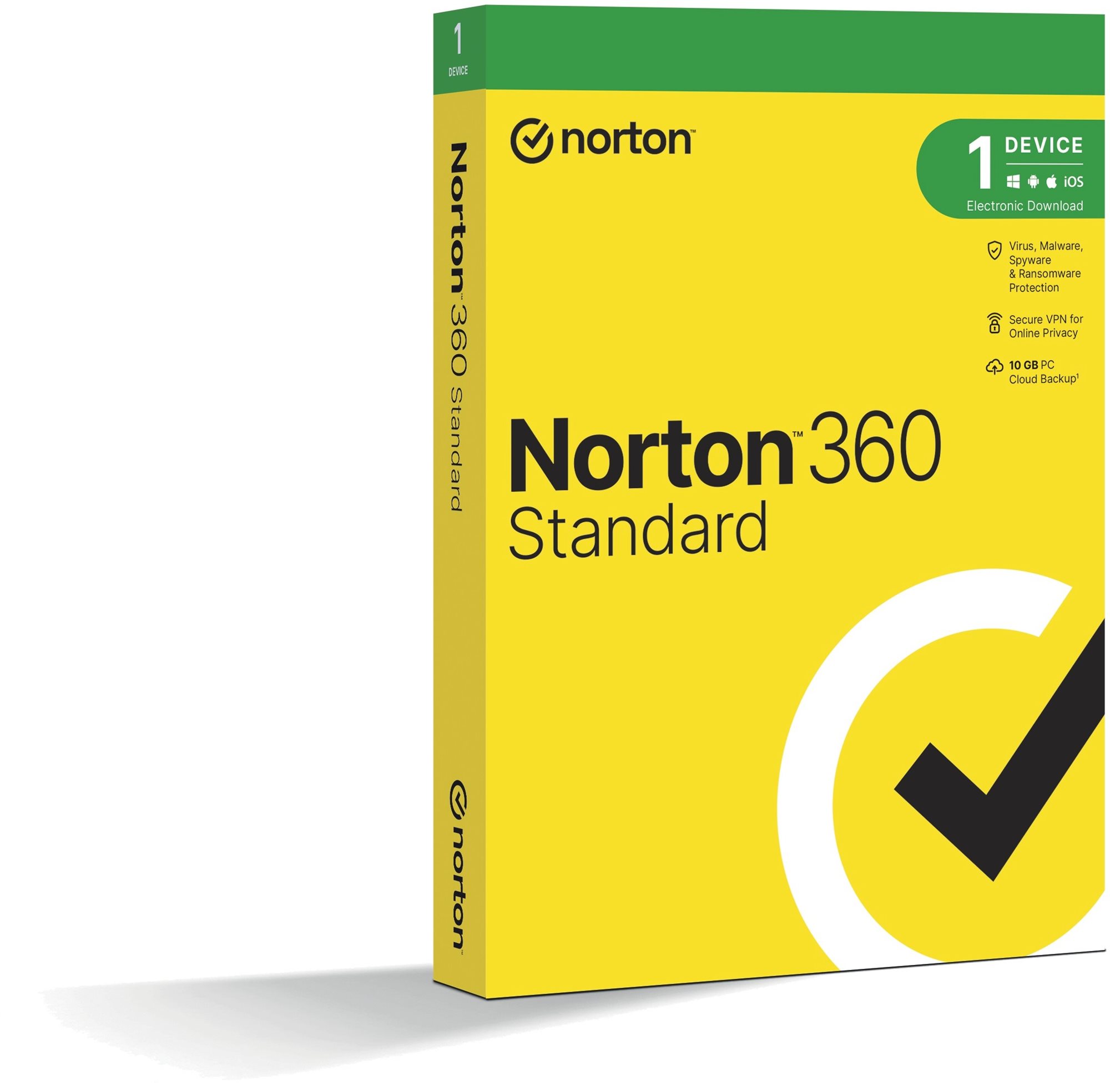 Norton 360 Standard 10GB, VPN, 1 felhasználó, 1 eszköz, 36 hónap (elektronikus licenc)