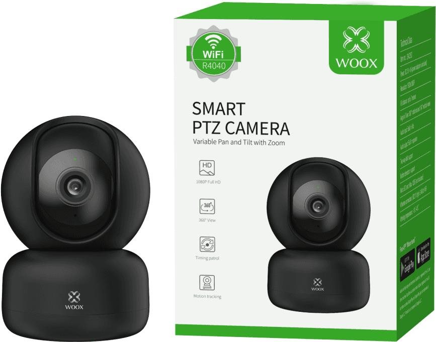 WOOX R4040-Black PTZ Indoor HD Camera 360°