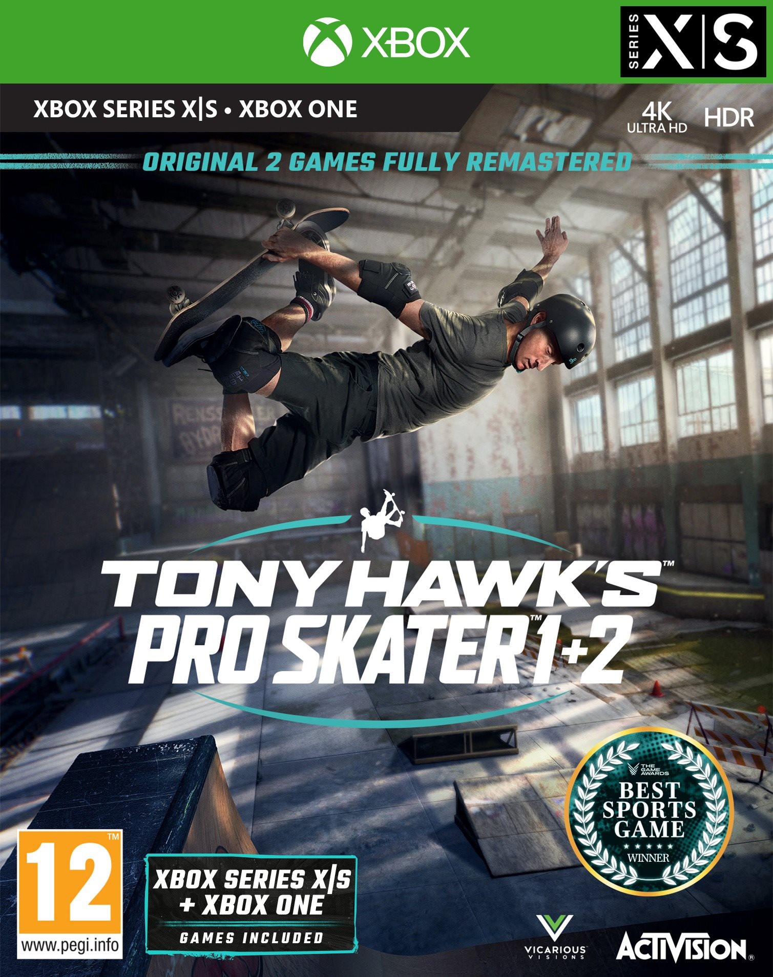 Tony Hawks Pro Skater 1 + 2 - Xbox