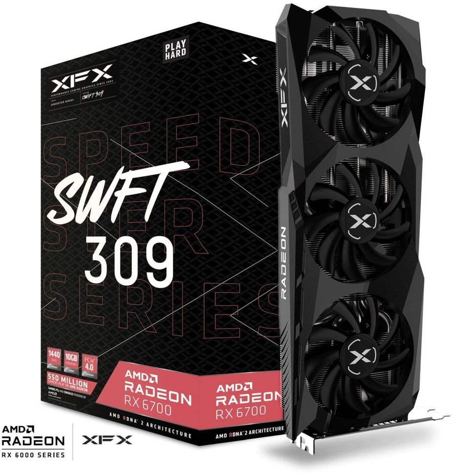 Videókártya XFX Speedster SWFT309 AMD Radeon RX 6700 Core