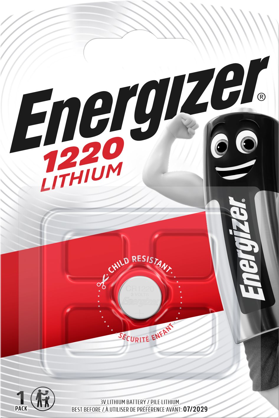 Energizer Lithium gombelem CR1220