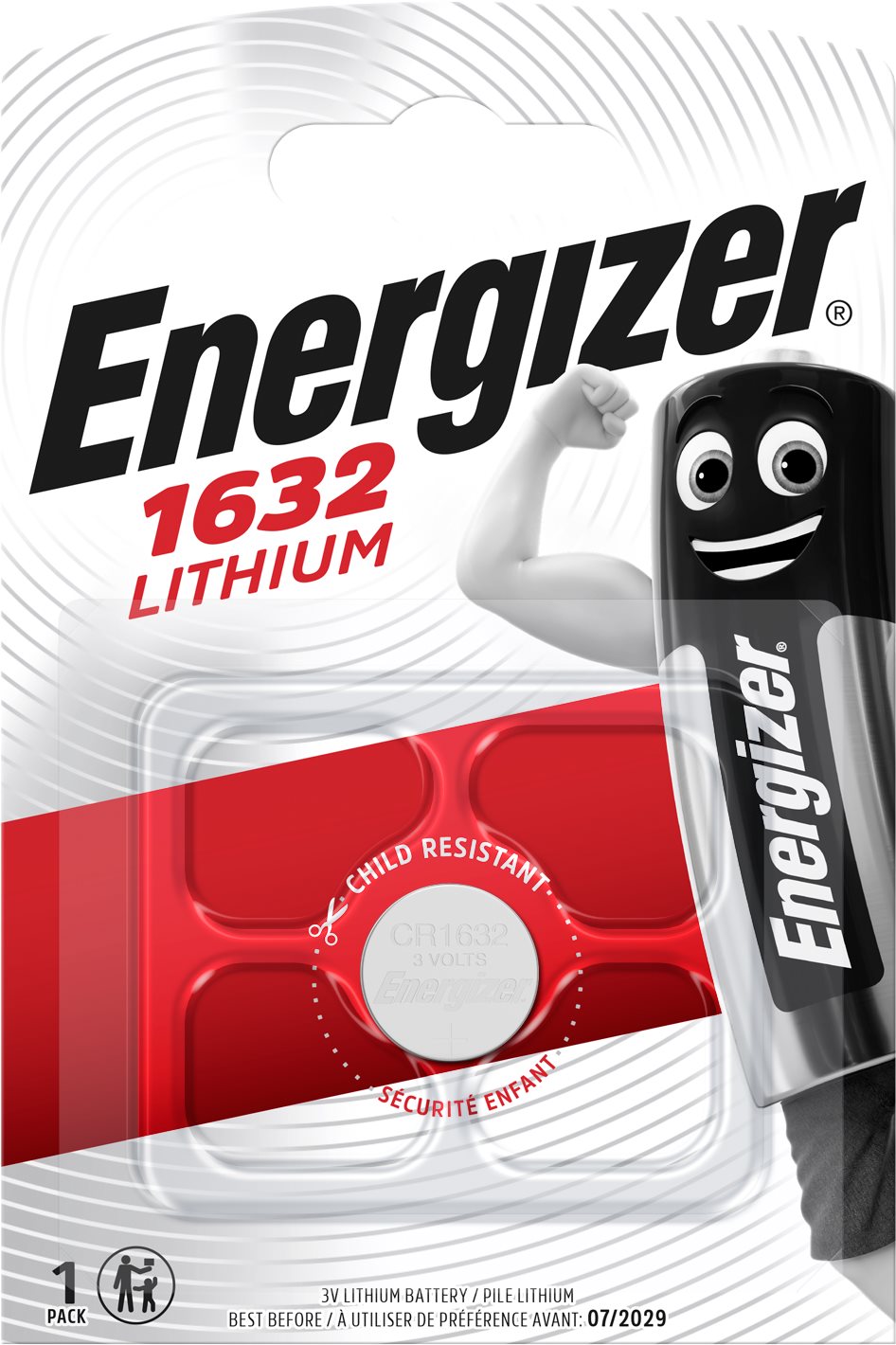 Energizer Lítium gombelem CR1632