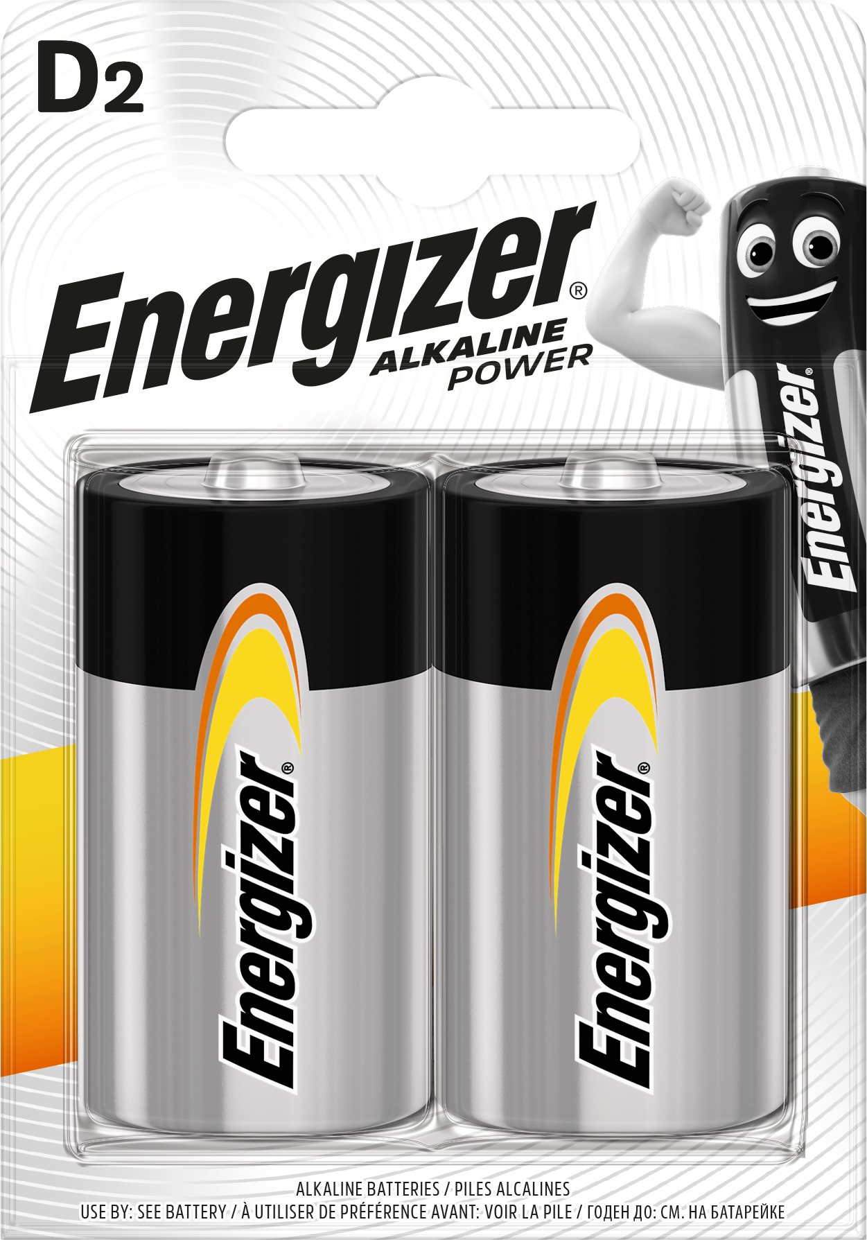 Eldobható elem Energizer Alkaline Power D/2