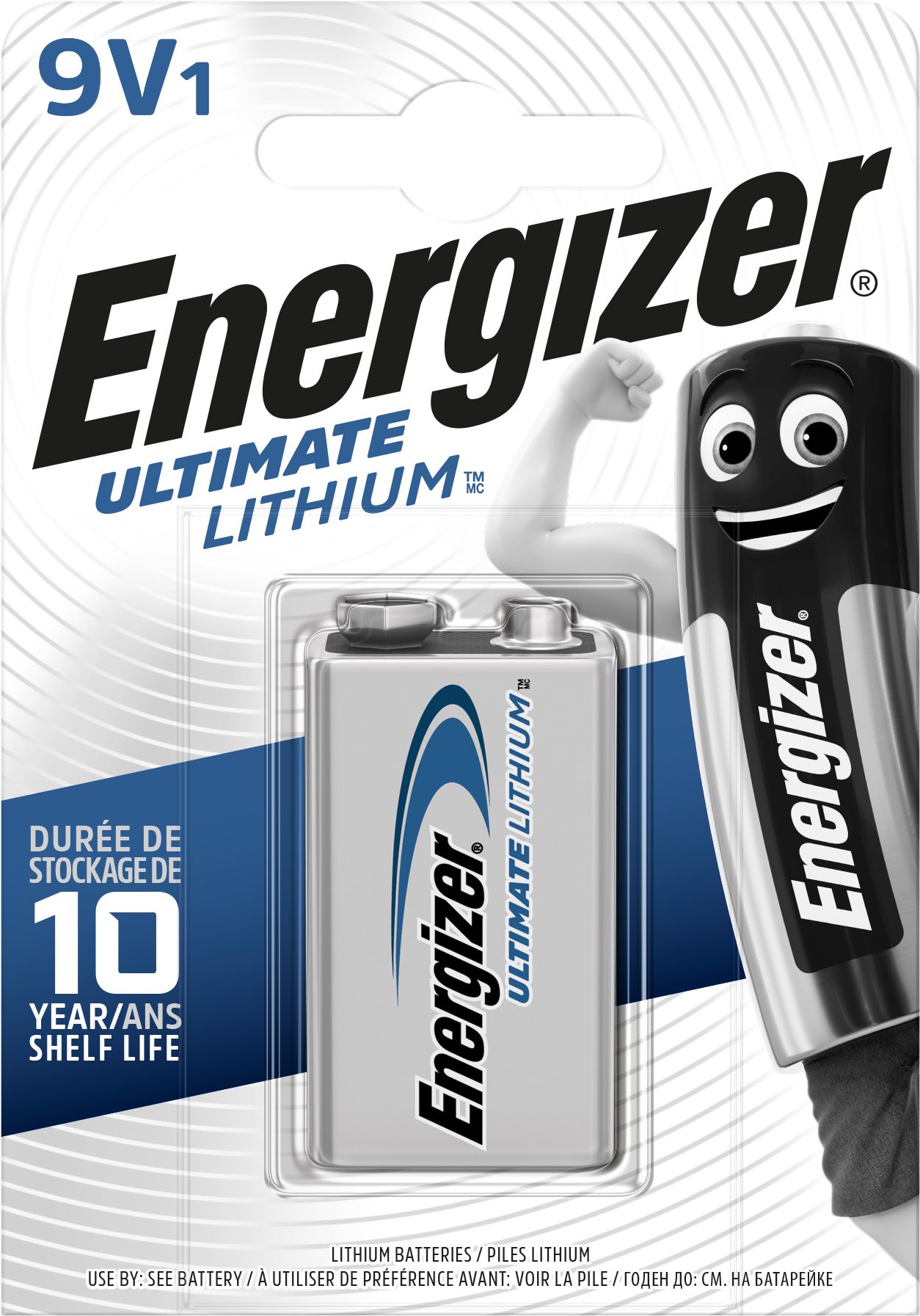 Eldobható elem Energizer Ultimate Lithium 9V