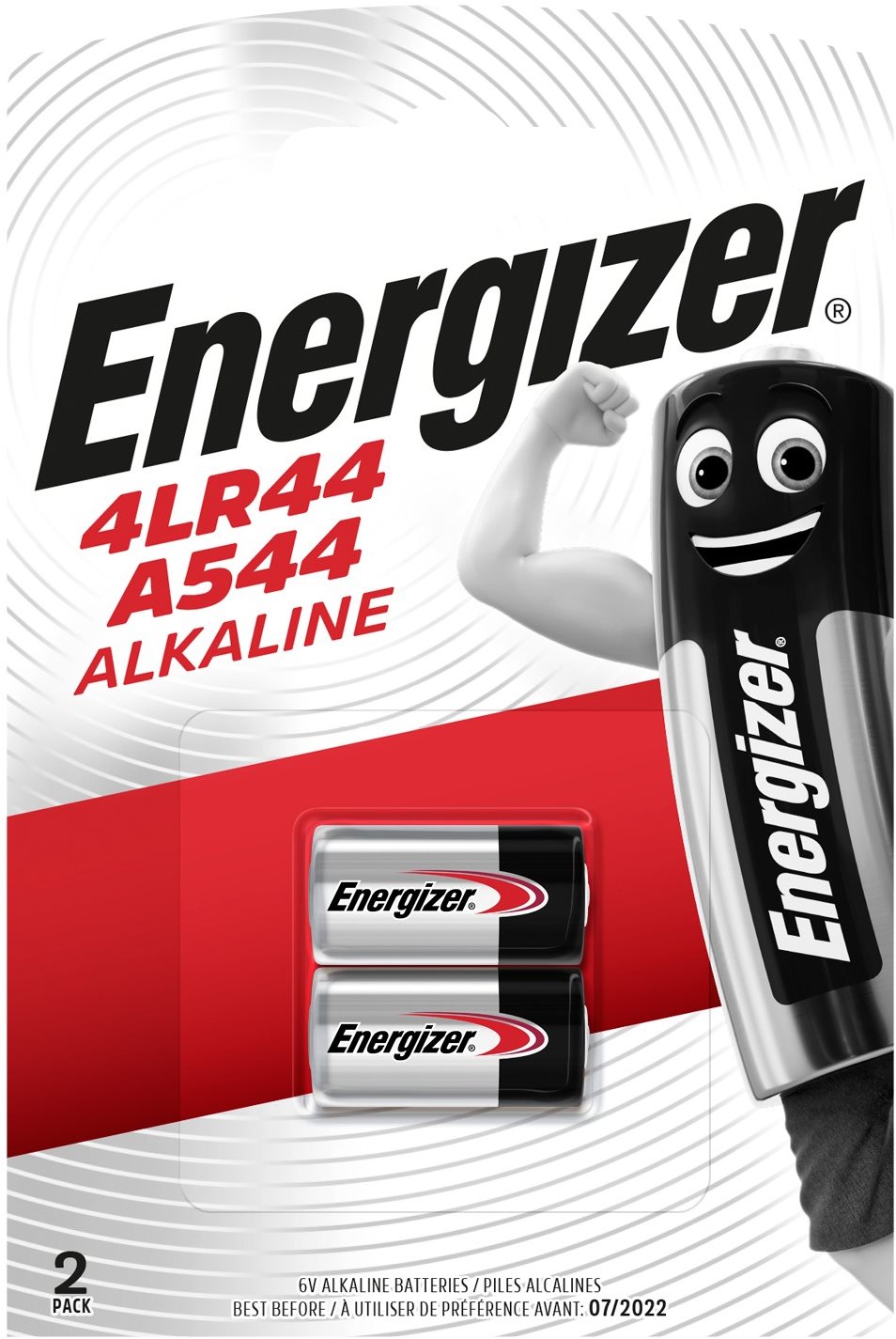 Eldobható elem Energizer Speciális alkáli elem 4LR44/A544 2 db