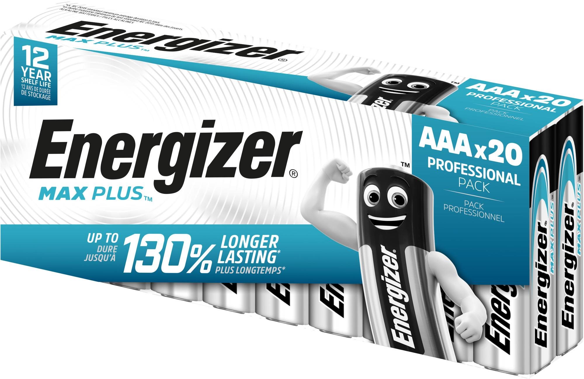 Energizer MAX Plus Professional AAA 20pack