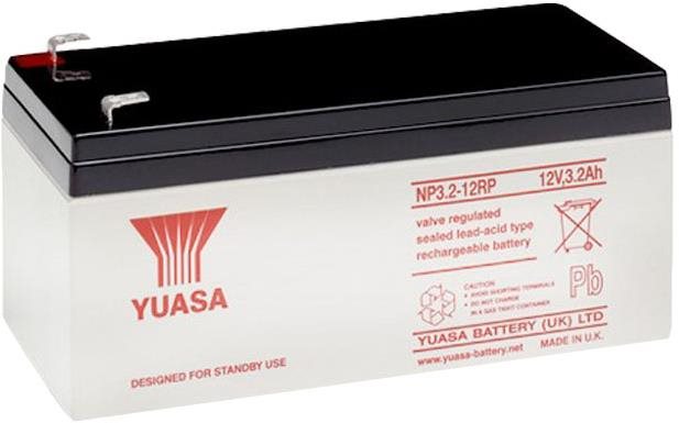 YUASA 12V 3.2Ah karbantartásmentes ólomsavas akkumulátor NP3.2-12