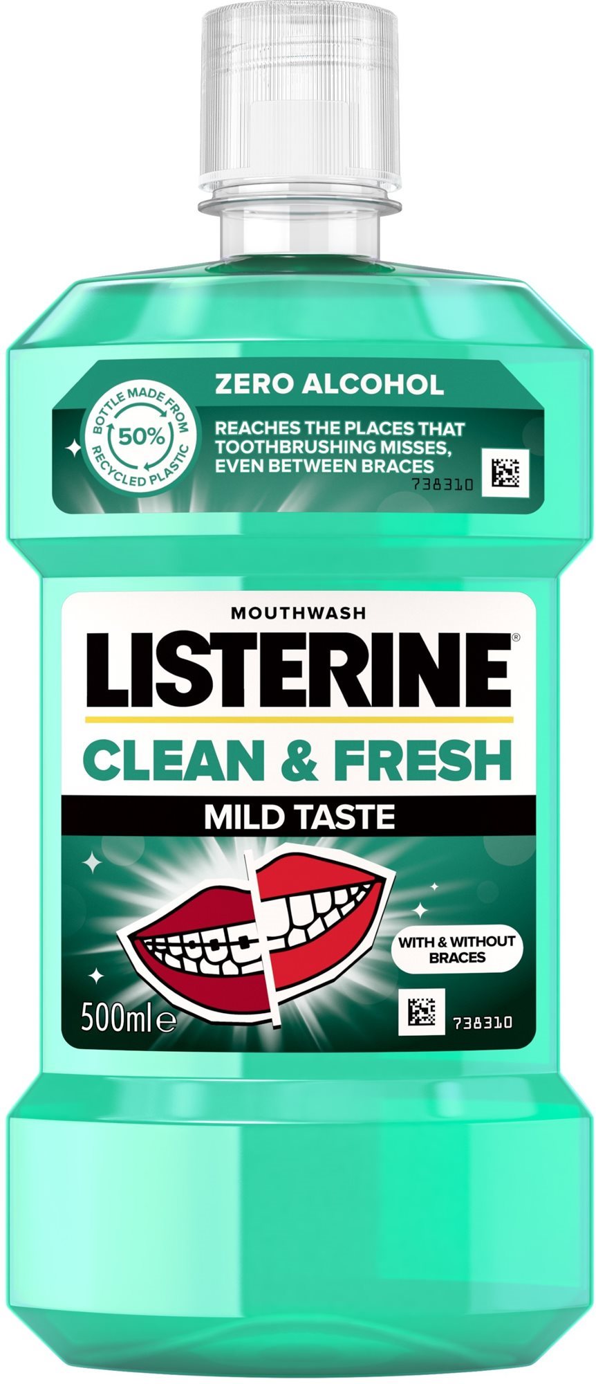 LISTERINE Clean & Fresh Mild Taste 500 ml