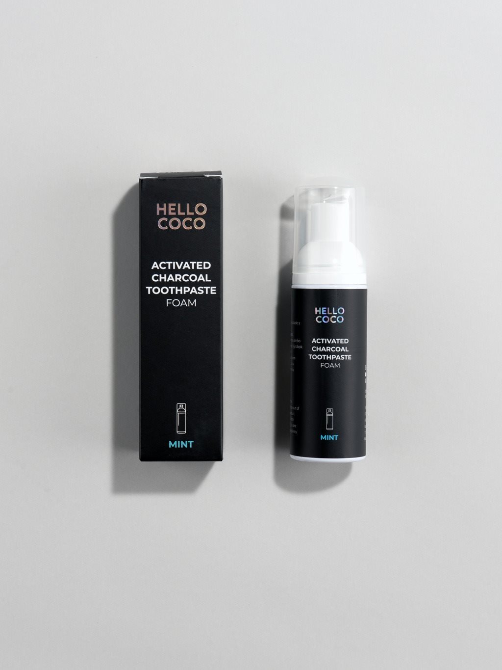 HELLO COCO Activated Charcoal Toothpaste foam 50 ml