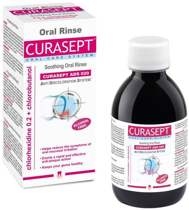CURASEPT ADS Soothing 0,2%CHX klórbutanollal 200 ml