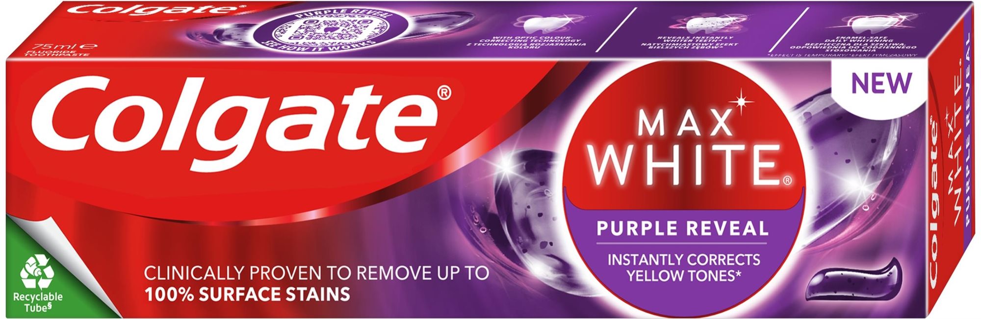 COLGATE Max White Purple Reveal 75 ml