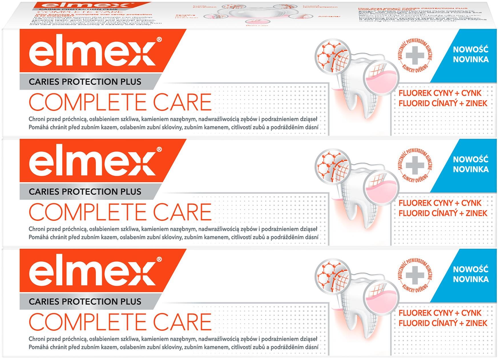 ELMEX Caries Protection Plus Complete Care 3x 75 ml