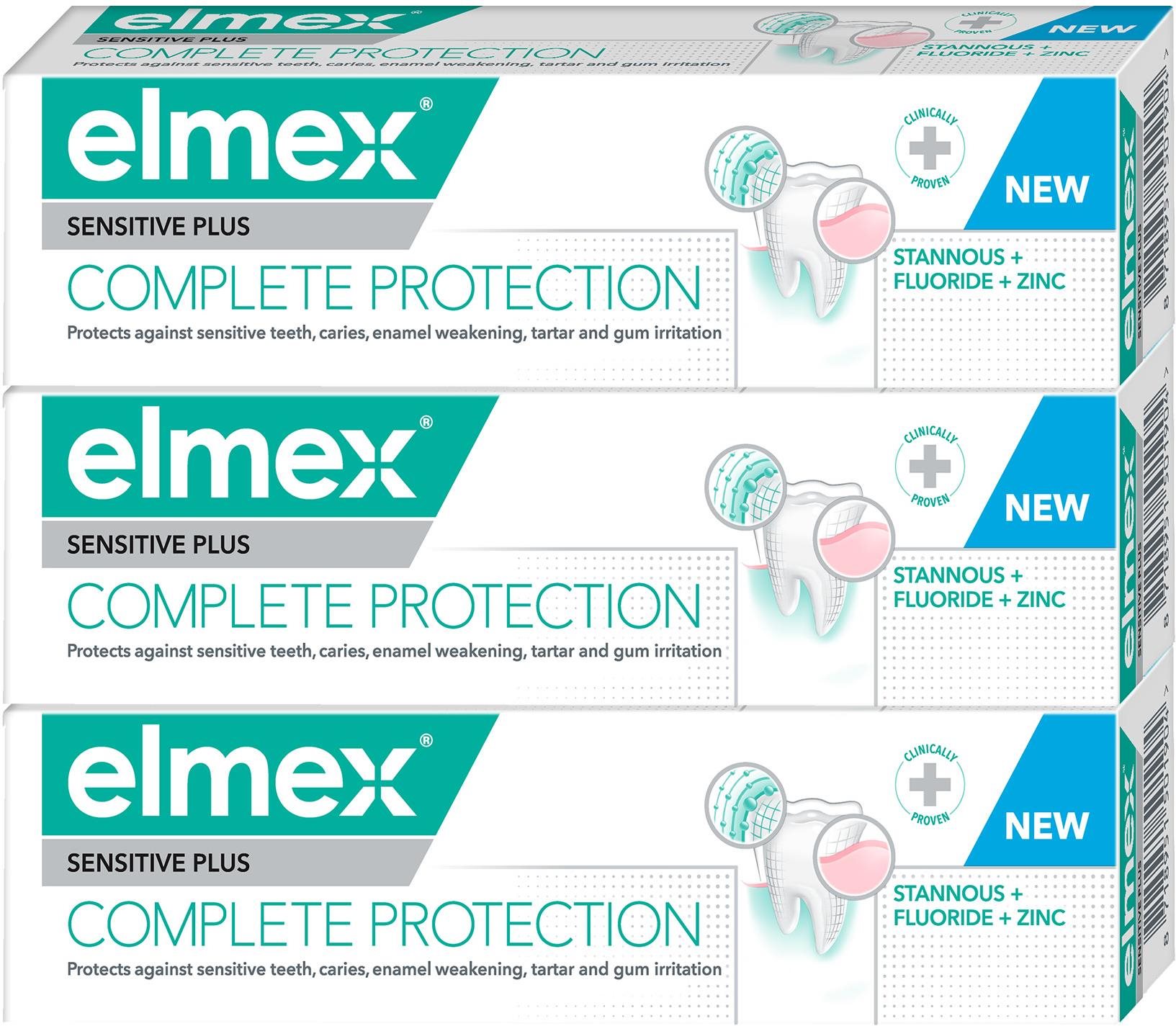 ELMEX Sensitive Plus Complete Care 3x 75 ml