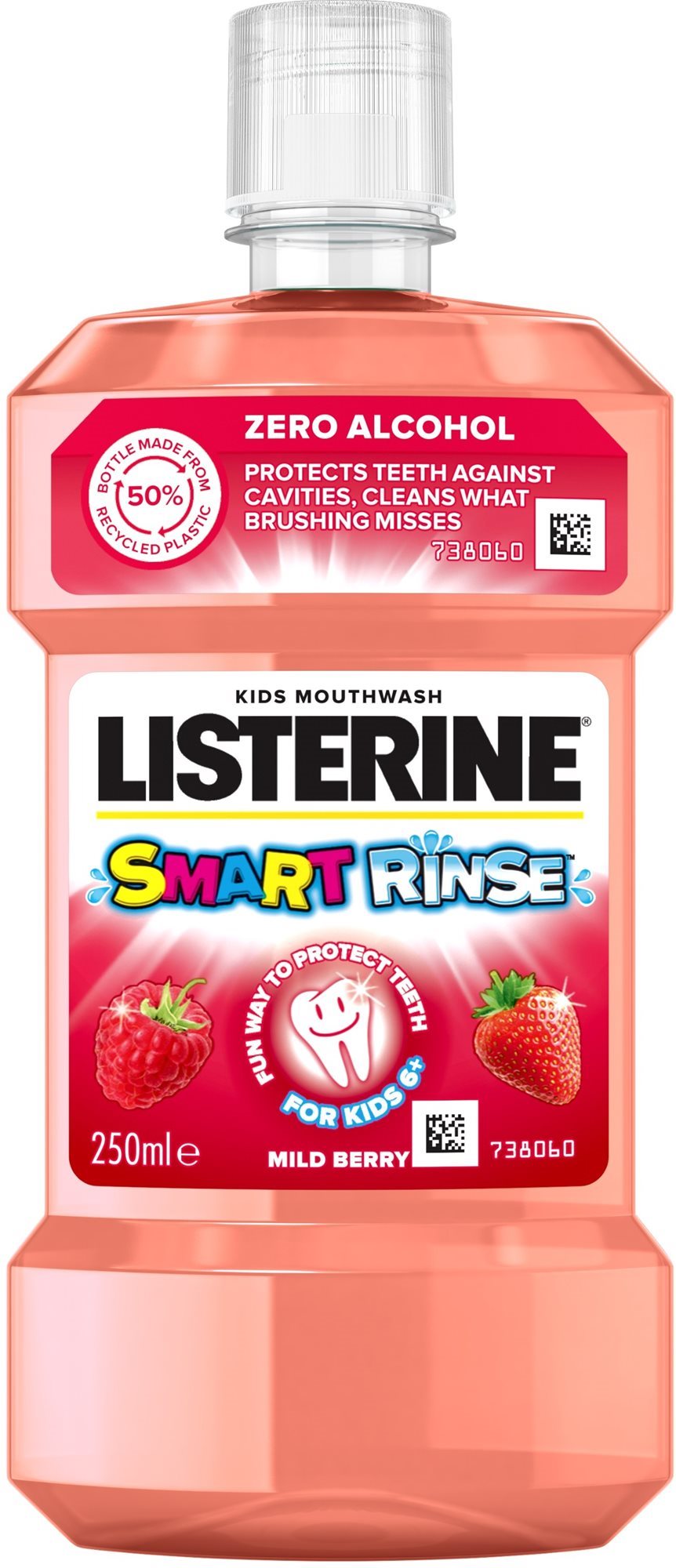 LISTERINE Smart Rinse Kids Berry 250 ml