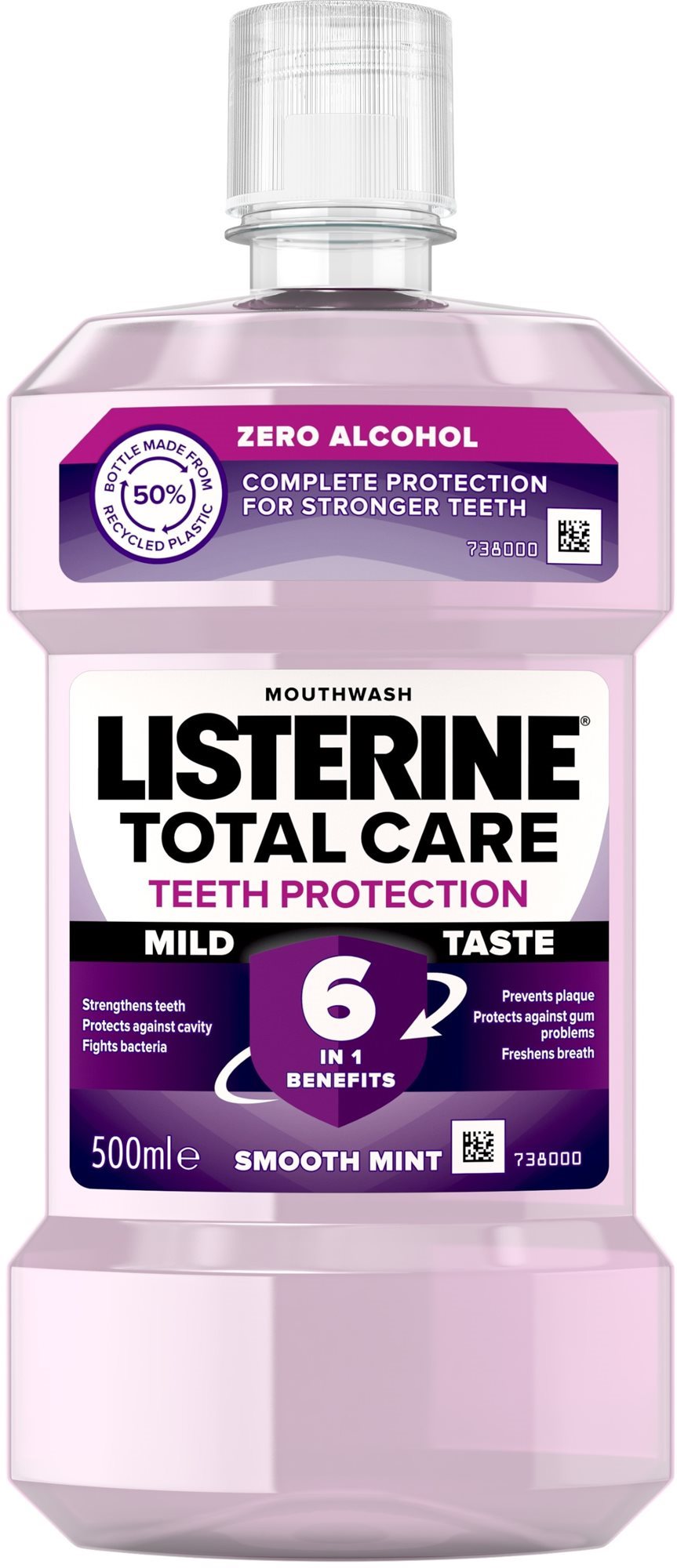 Listerine Total Care Teeth Protection Mild Taste 500ml