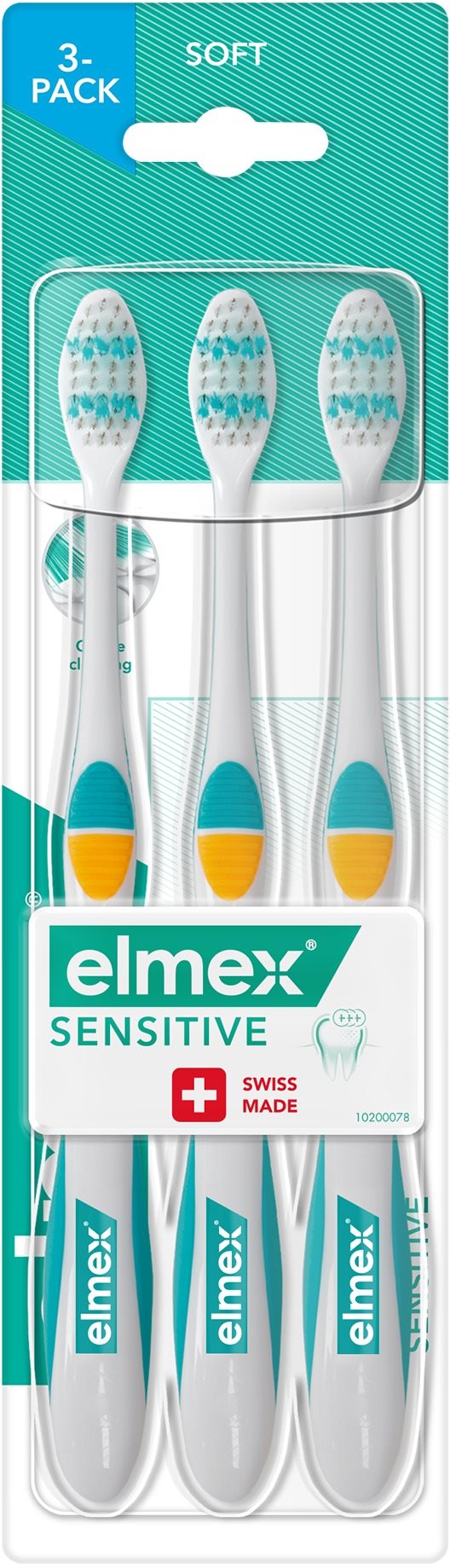 Elmex Sensitiv extra puha fogkefe - 3 db