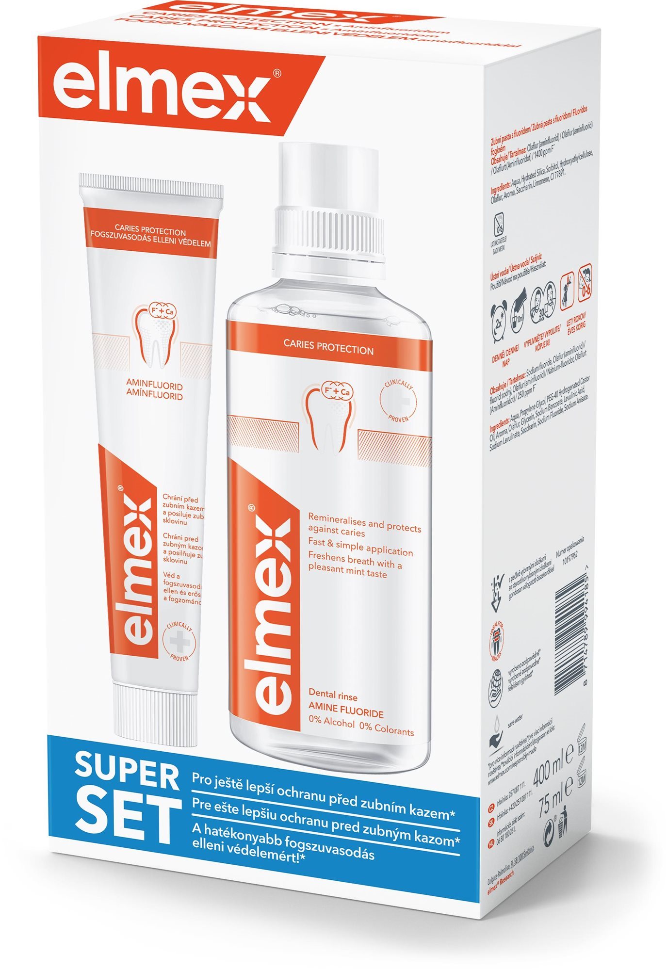 ELMEX Caries Protection Pack - 400 ml + 75 ml