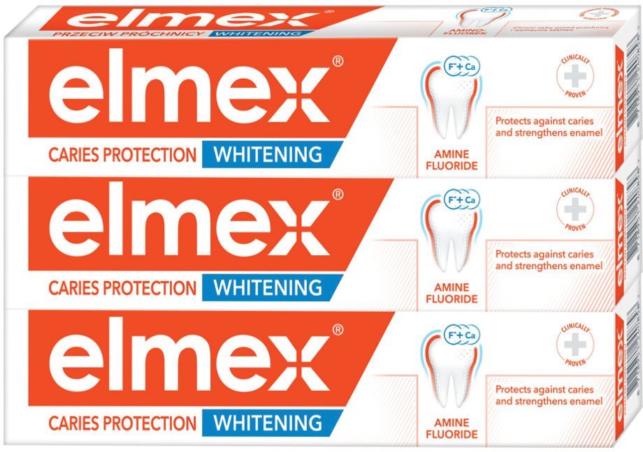 ELMEX Caries Protection Whitening 3 × 75 ml