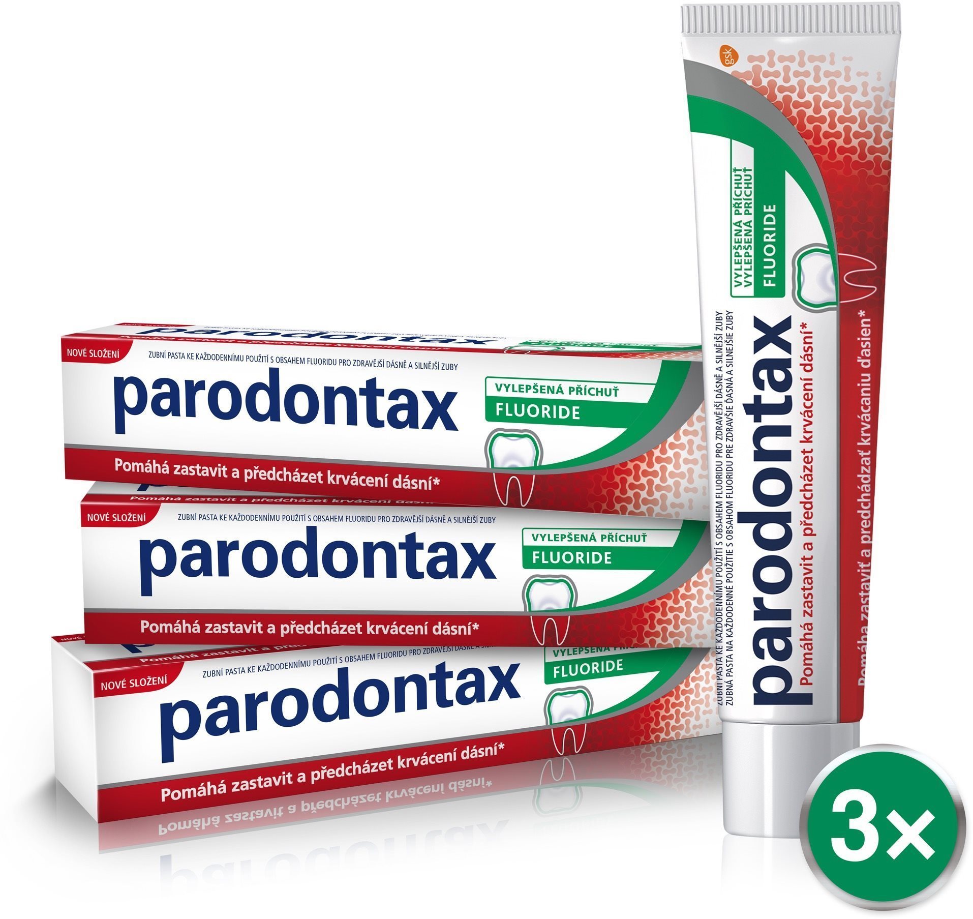 PARODONTAX Fluoride 3 x 75 ml