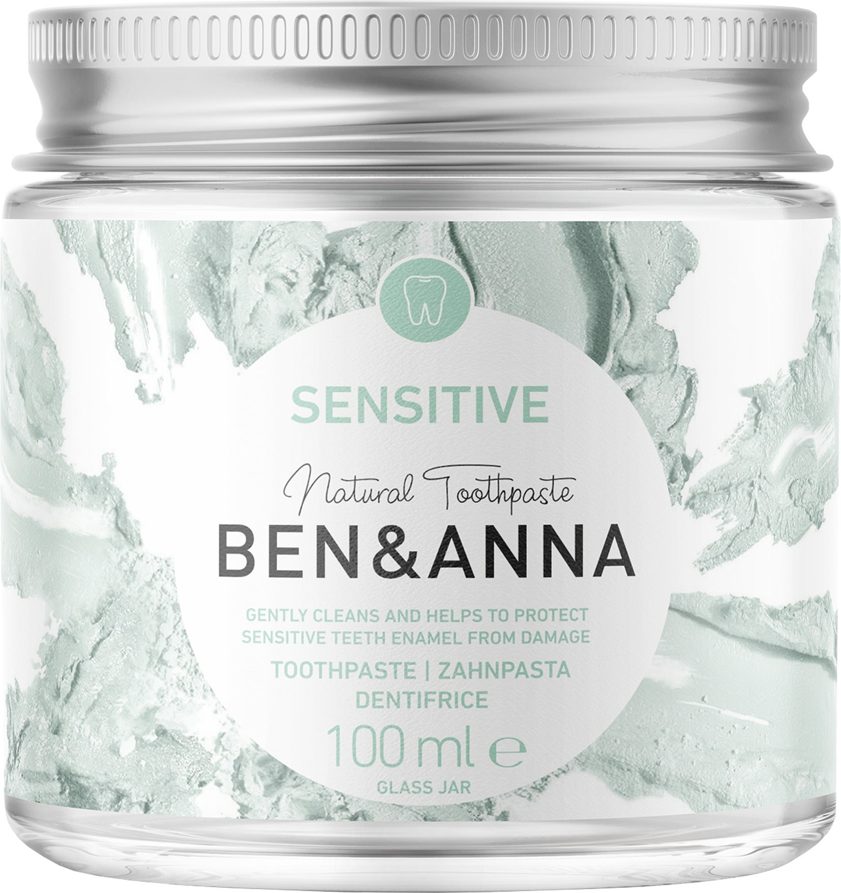 Fogkrém BEN&ANNA White Sensitive 100 ml