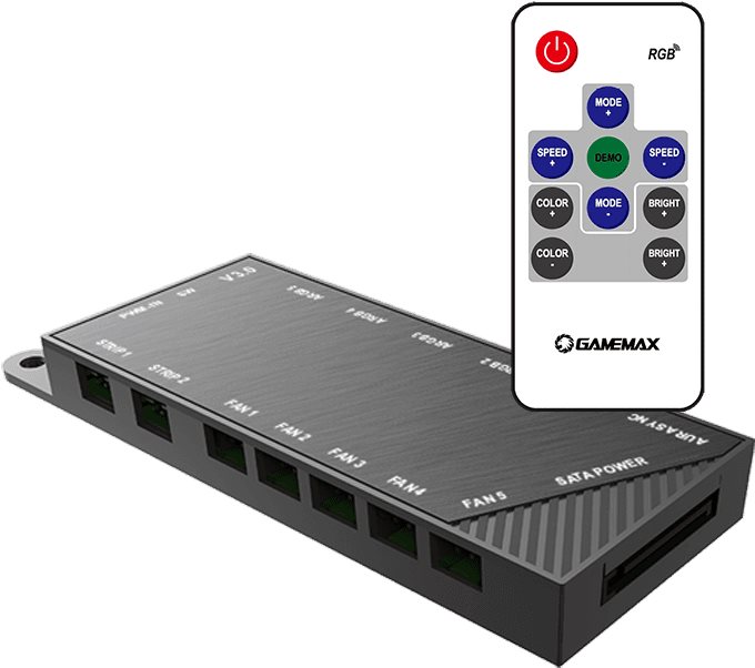 GameMax Remote PWM+ARGB HUB V3.0