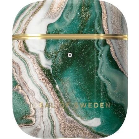 iDeal of Sweden az Apple Airpods számára golden jade marble